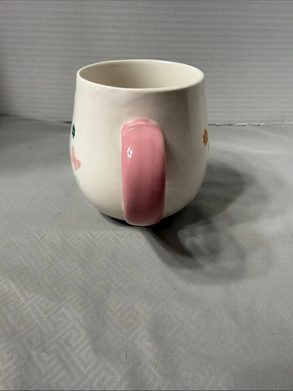 Dolly Parton Floral Cowboy Boot Ceramic Mug with Pink Handle